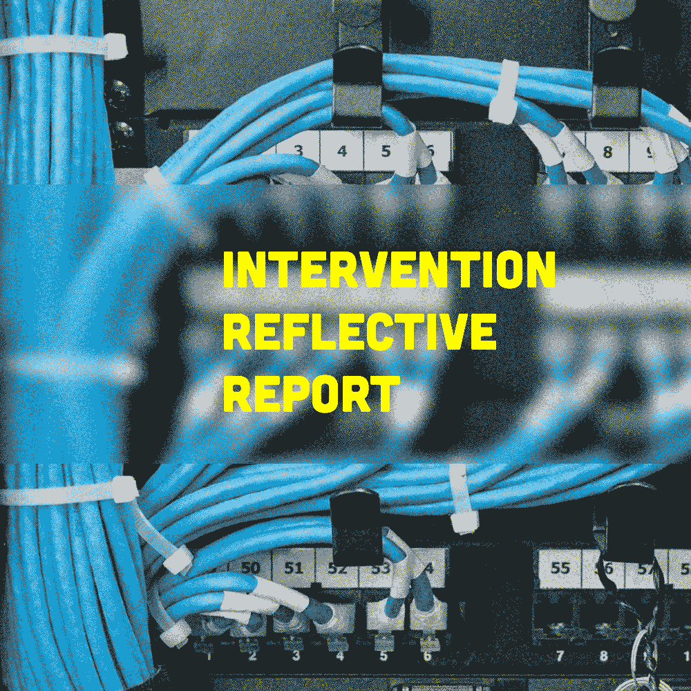 Intervention Reflective Report – Beyond Accommodation : Universal Design for Post-Digital Fine Art Studio Spaces.